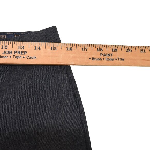 Lauren Ralph Lauren 30x29 (Actual) Gray Flat Front Dress Pants Work Preppy - Picture 7 of 11